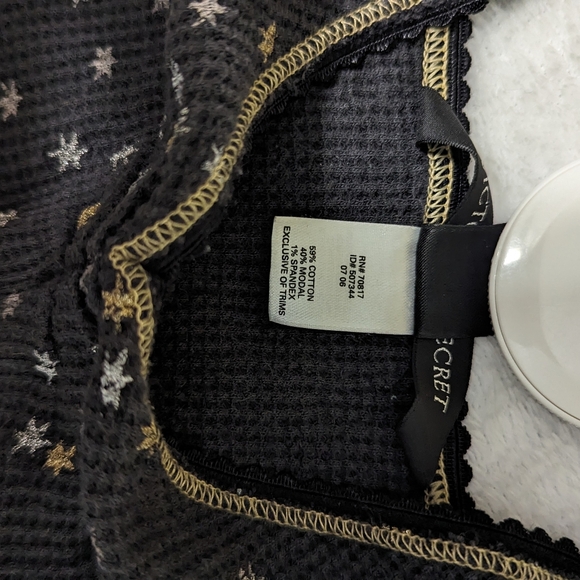 Victoria’s Secret waffle thermal knit star print cami y2K - Picture 6 of 9